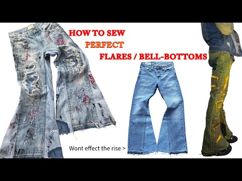 Видео: Как сшить идеальные брюки-клеш в домашних условиях