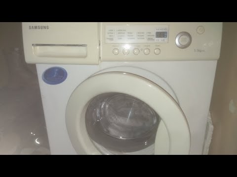 Видео: Стиральная машина Samsung 60° 800 оборотов Синтетика