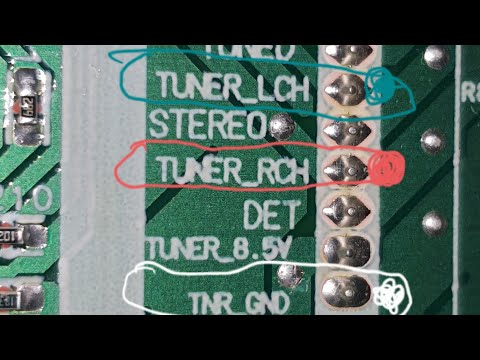 Видео: Перепаиваем аукс на вход  АМ -тюнера.№566