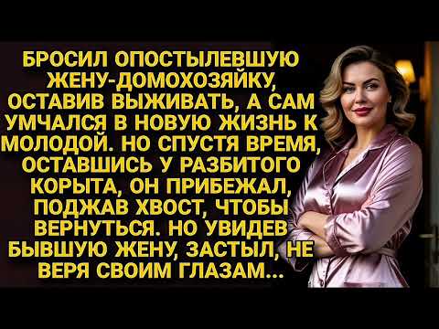 Видео: Бросив жену, ушел к молодой в новую жизнь. А едва захотел обратно, оказалось...