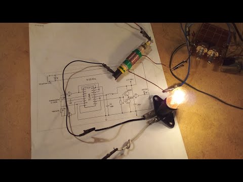 Видео: Генератор на TL494, с использованием антенны.