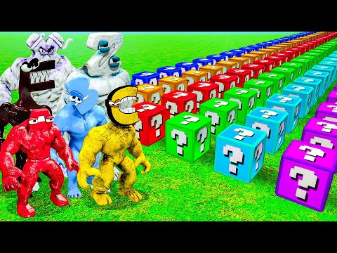 Видео: БИТВА ЛАКИ БЛОКОВ С НОВЫМИ КАЧКАМИ АЛФАВИТ ЛОР В ГАРРИС МОД! ALPHABET LORE В Garry`s Mod