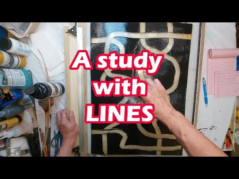 Видео: исследование с линиями: развлечения с пластиной Gelli