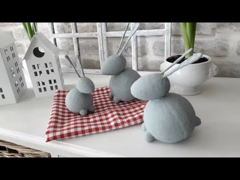 Видео: 🐰 милые  ЗАЙЦЫ  за копейки / BUNNY RABBITS DIY