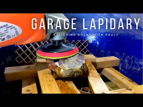 Видео: Полировка камней электроинструментами • Образцы, плиты и пальмовые камни