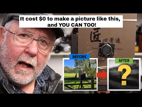 Видео: Как я сделал эту фотографию, используя ТОЛЬКО картонную коробку.