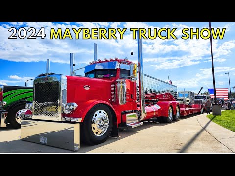 Видео: Mayberry Truck Show 2024 — Custom Big Rig Trucks — 27 сентября 2024 г., гора Эйри, Северная Каролина