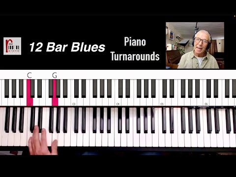 Видео: 12-тактовые блюзовые повороты на фортепиано + крутая концовка 😊🎹