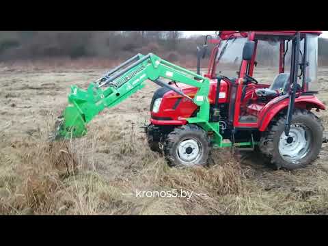 Видео: 🔥 Dongfeng DF-244С G2 в работе  с фронтальным погрузчиком Керланд Ф500-22