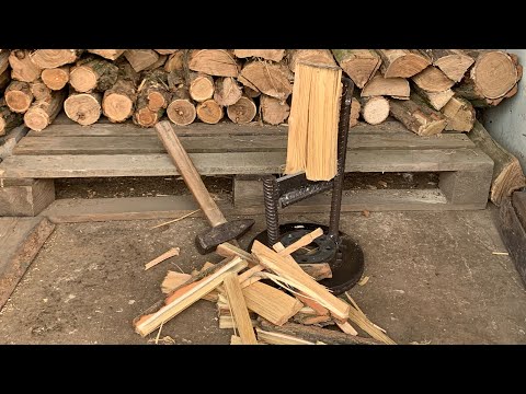 Видео: Надежный ручной дровокол