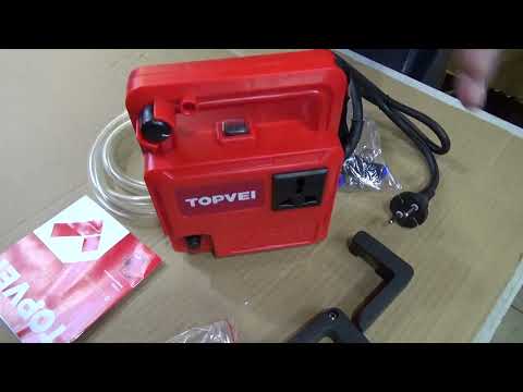 Видео: Насос ( помпа ) TOPVEI V-0202 для електричних плиткорізів , 230 В, 60 Вт, 80 м, ціна 1400 грн!