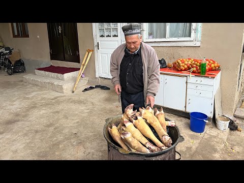 Видео: Хаш! Холодец! Блюдо Бедняков! Узбекистан!