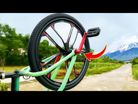 Видео: Изобретение этого фермера удивляет миллиарды! Гениальное изобретение велосипеда без цепи.