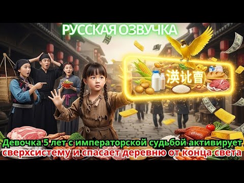 Видео: Девочка 5 лет с императорской судьбой активирует сверхсистему и спасает деревню от конца света