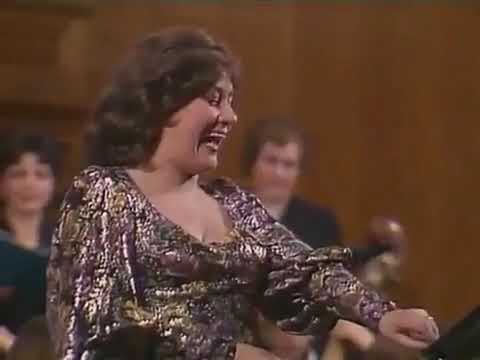 Видео: Елена Образцова. Сцена и песня о Вилье из оперетты «Весёлая вдова» (1983) / Es lebt eine Vilja