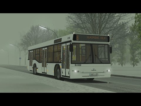 Видео: Omsi 2 Liepaja. МАЗ 103.465 маршрут 6