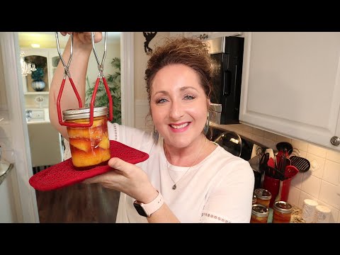 Видео: Домашние консервированные персики, тушёные в сладком чае ~ Как консервировать персики ~ Консервир...