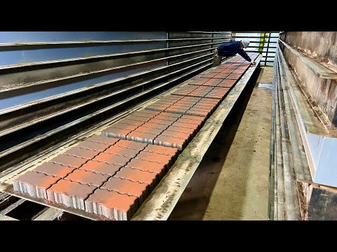 Видео: Процесс массового производства блокирующих блоков. Японская фабрика, производящая небьющиеся блоки.