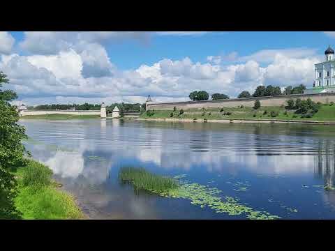 Видео: Река Великая в Пскове  The Great River