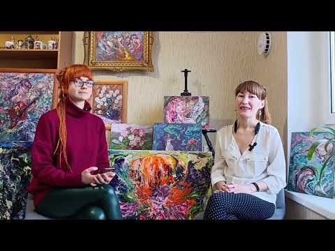 Видео: Интервью с художницей Оксаной Свинар. #художница #какстатьхудожником 