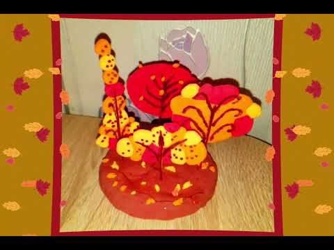 Видео: @tvorcha____ Відеозаняття з ліплення "Пори року. Осінь в нашій  оселі"