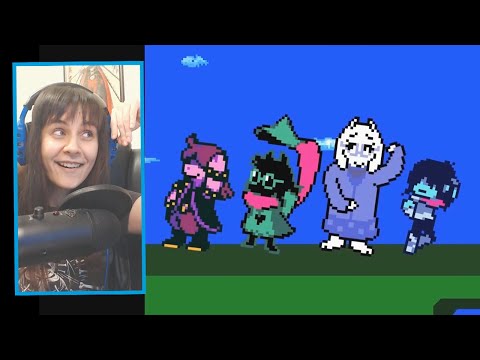 Видео: Deltarune - Что будет, если Лансер победит Сьюзи РЕАКЦИЯ