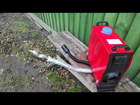 Видео: Дизельная автономка в палатку для зимней рыбалки. Попытка "зашумить" китайский фен.