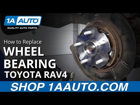 Видео: Как заменить задний ступичный подшипник и ступицу на Toyota RAV4 06-17