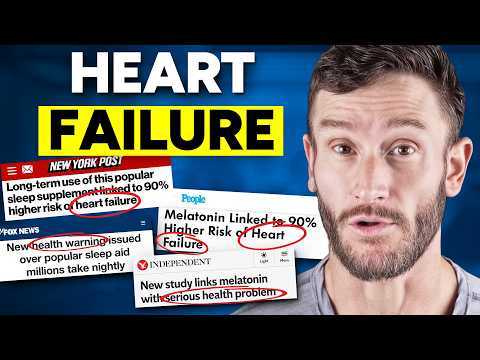 Видео: НОВОЕ ИССЛЕДОВАНИЕ: Мелатонин вызывает сердечную недостаточность (увеличение на 90%)