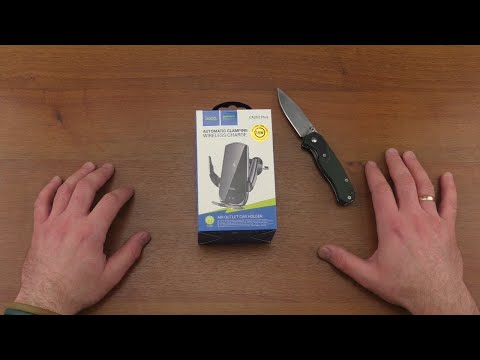 Видео: ПОСЫЛКИ ИЗ КИТАЯ! Автомобильный Держатель HOCO с Беспроводной Зарядкой! Распаковка, Обзор, Тест!OZON