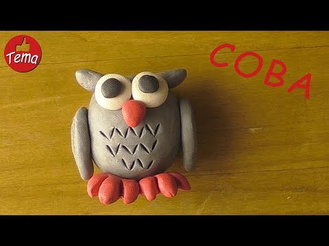 Видео: Как слепить сову из пластилина #forkids #какслепить #соваизпластилина