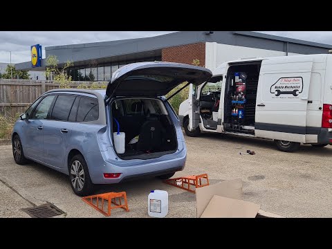Видео: Citroen C4 Picasso P20E8 Давление мочевины слишком низкое