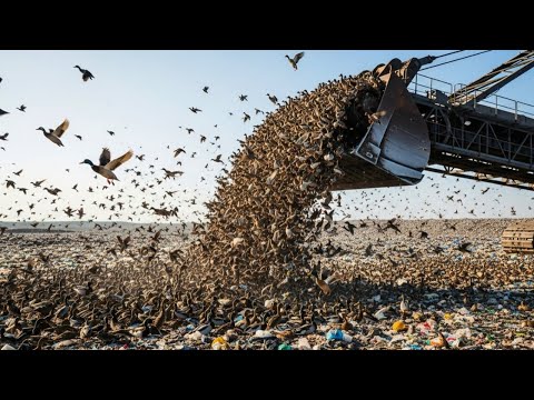 Видео: Австралия Выпустила 3000 Уток на Свалку — Что Случилось Через Месяц, Все Утаивают