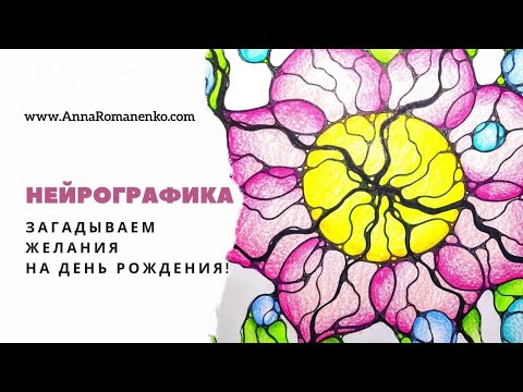 Видео: Нейрографика. Загадываем желания на День Рождения или в любой день.