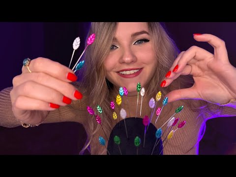 Видео: АСМР ВЫТАСКИВАЮ ИГОЛОЧКИ ИЗ МИКРОФОНА (ASMR Needles)
