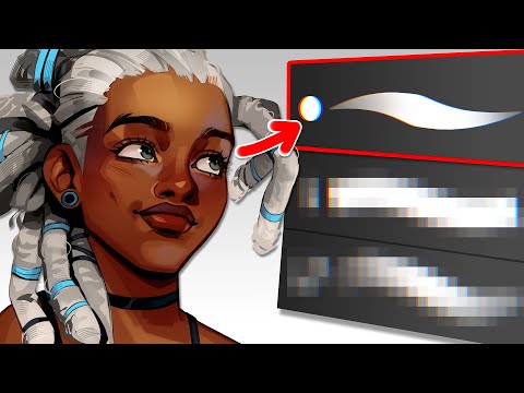 Видео: ЕДИНСТВЕННЫЕ кисти, которые вам нужны как цифровому художнику