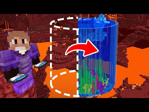 Видео: Я СОЗДАЛ АКВАРИУМ ВНУТРИ NETHER