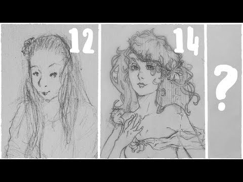 Видео: Мои старые рисунки