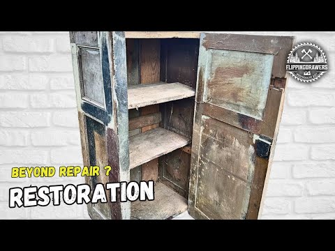 Видео: Этот шкаф сгнил и был покрыт свинцовой краской!