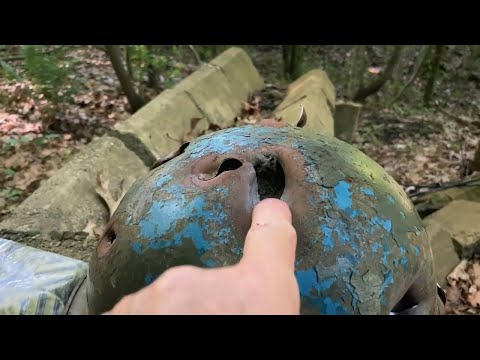 Видео: Стрельба по каске из капсульного ружья