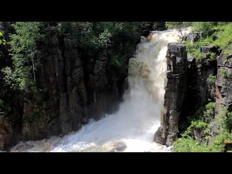 Видео: Наводнение в Нижнеудинске 2019. Уковский водопад 27.06.2019.