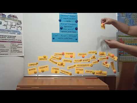 Видео: Русский язык. 3 класс.  Разряды наречий, упражнение. Ким Е.О., учитель начальных классов.