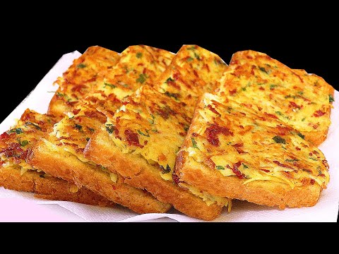 Видео: Завтрак за 5 минут! Горячие бутерброды к чаю! Простые но очень вкусные!