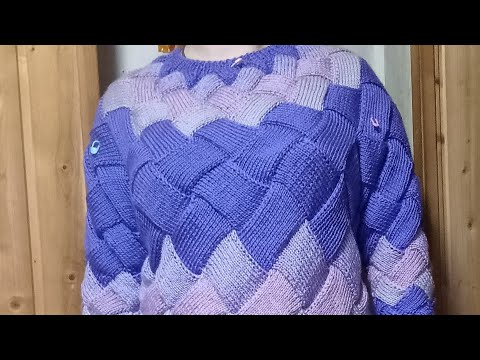 Видео: джемпер энтерлак часть 2/росток и подрезы