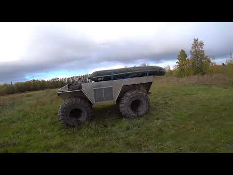 Видео: На вездеходе в тайгу на рыбалку ч.2. Лес, болота, ручьи.