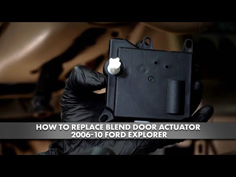 Видео: Как заменить привод заслонки смешивания на Ford Explorer 2006-10