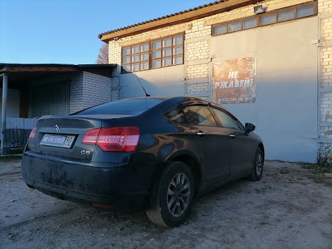 Видео: Антикор с пескоструем Citroen C5. Французский гость)))