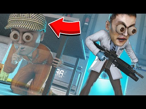 Видео: ДШКИ НЕВИДИМКИ ПРОТИВ ОХОТНИКОВ В SCP: SECRET LABORATORY!