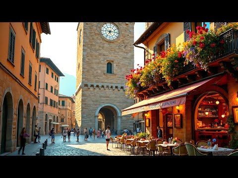 Видео: Читта Альта Бергамо: тихая красота древних улиц