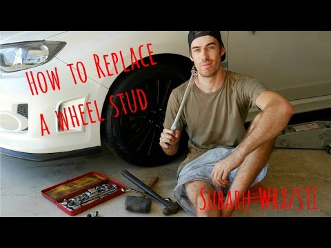 Видео: Как заменить колесную шпильку на Subaru WRX/STi